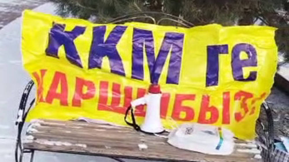 В сквере Горького проходит мирный митинг предпринимателей против ККМ. Видео
