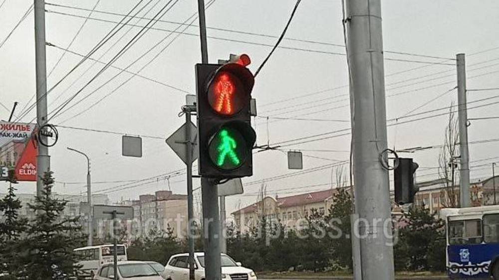 «Уставший» светофор в Джале не относится к «Бишкекасфальтсервис», - мэрия