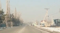 Смог над Бишкеком. Видео горожанина