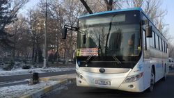 Почему пустой автобус №7 стоит на Советской? Фото горожанина