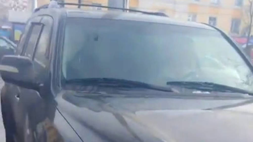 Синдром 570. Женщина за рулём Крузака создала затор на въезде в Госрегистр. Видео