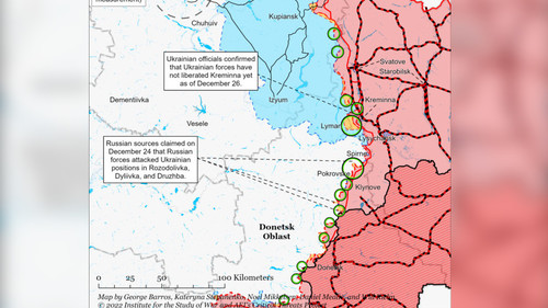 Кременная карта военных действий