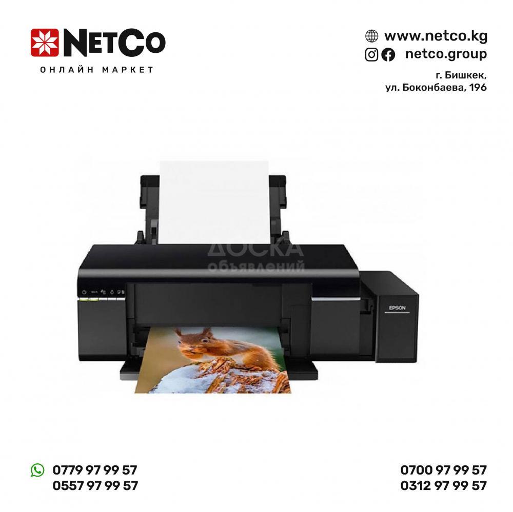 Принтер Epson L805 (A4, 37/38ppm Black/Color, 12sec/photo, 64-300g/m2, 5760x1440dpi, CD-printing, USB, Wi-Fi)