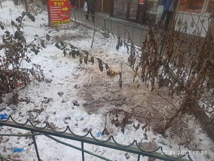 В Востоке-5 павильоны сливают нечистоты на газон. Фото
