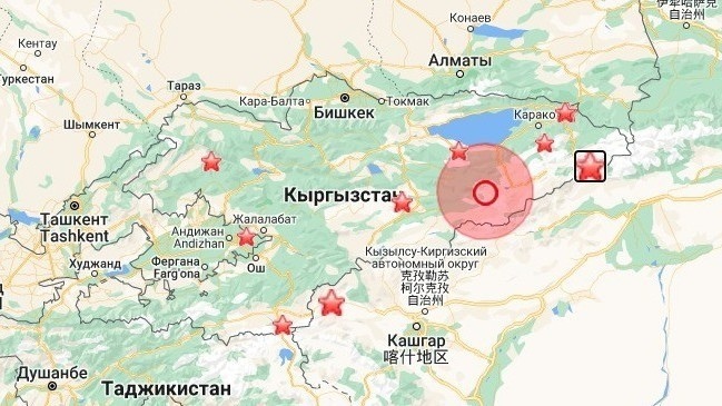 5-magnitude earthquake hits Kyrgyzstan