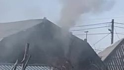 Дым из трубы дома на Валдайской. Видео