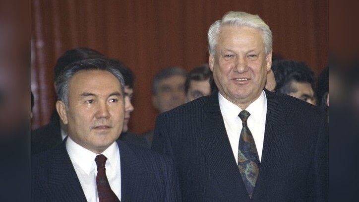 Нурсултан Назарбаев, Борис Ельцин