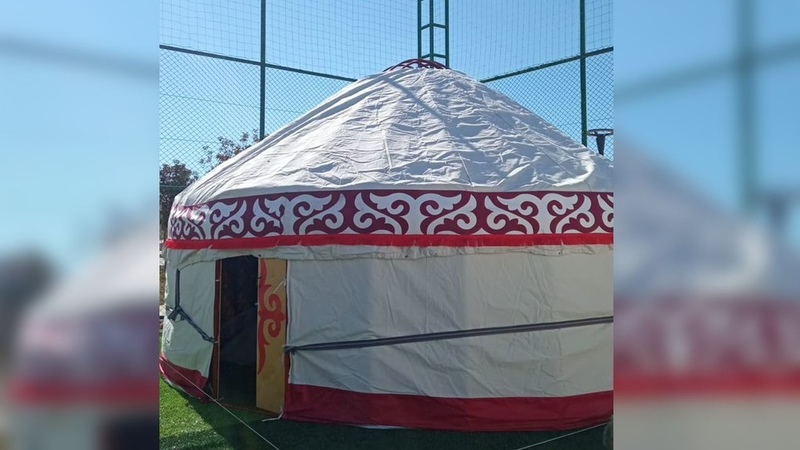 Yurts sent by Kyrgyzstan to Turkiye being put up in Kahramanmaras - Vimarsana News