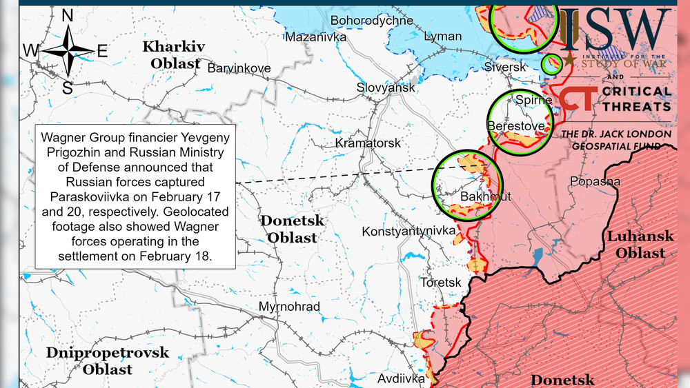 Новая карта бахмута