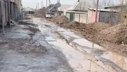 Состояние дороги в Арча-Бешике после проведения канализации. Видео жителя