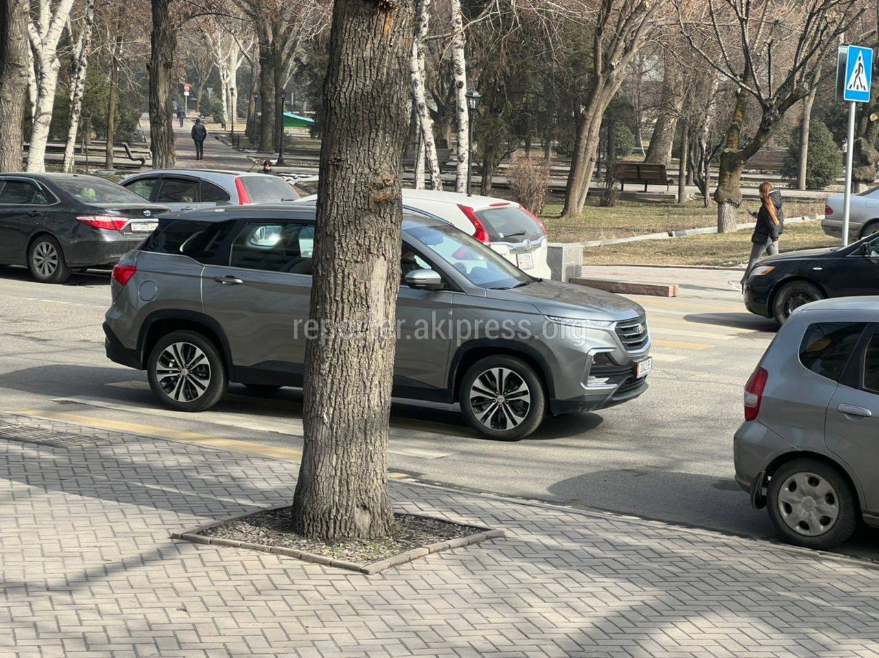 Новые служебные машины «Шевроле Каптива» возле ЖК. Фото