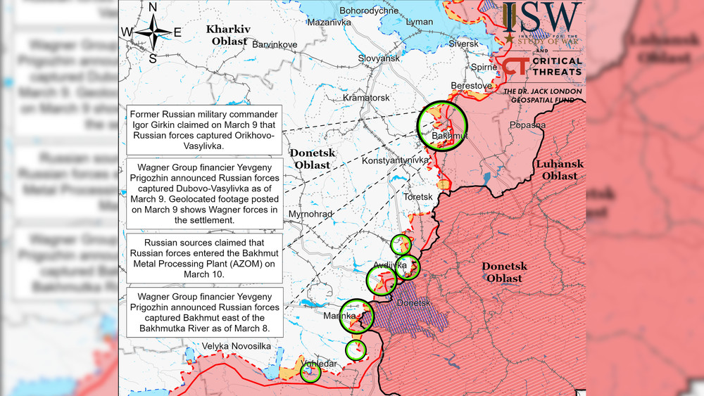 Институт изучения войны isw карта