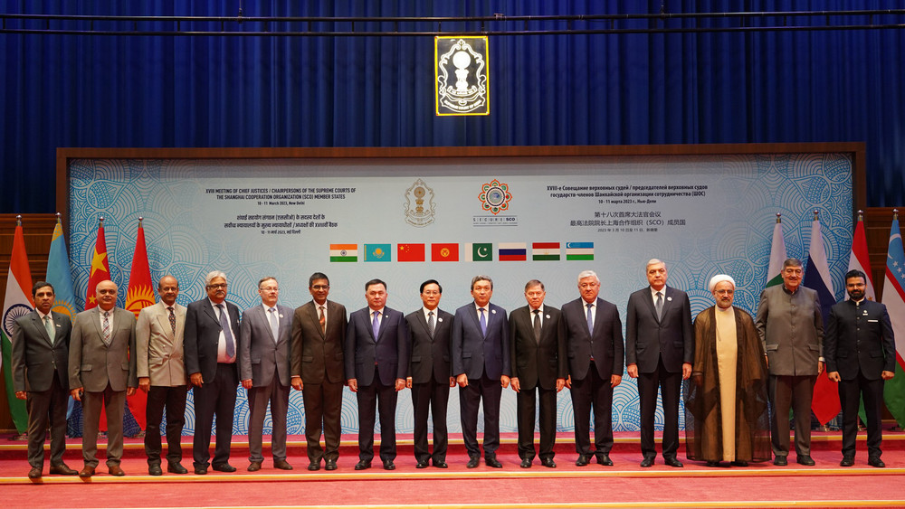 Делегация Кыргызстана приняла участие в 18-м совещании глав Верховных судов стран ШОС