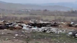Свалка мусора на трассе Ош—Бишкек в Московском районе. Видео жителя
