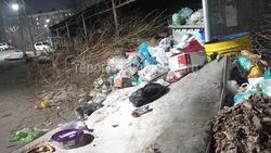 Октябрьский акимиат сегодня вывезет завал мусора в 12 мкр, - мэрия