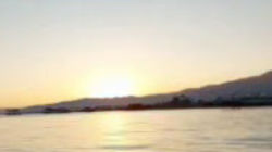 Красивый закат на Иссык-Куле. Видео