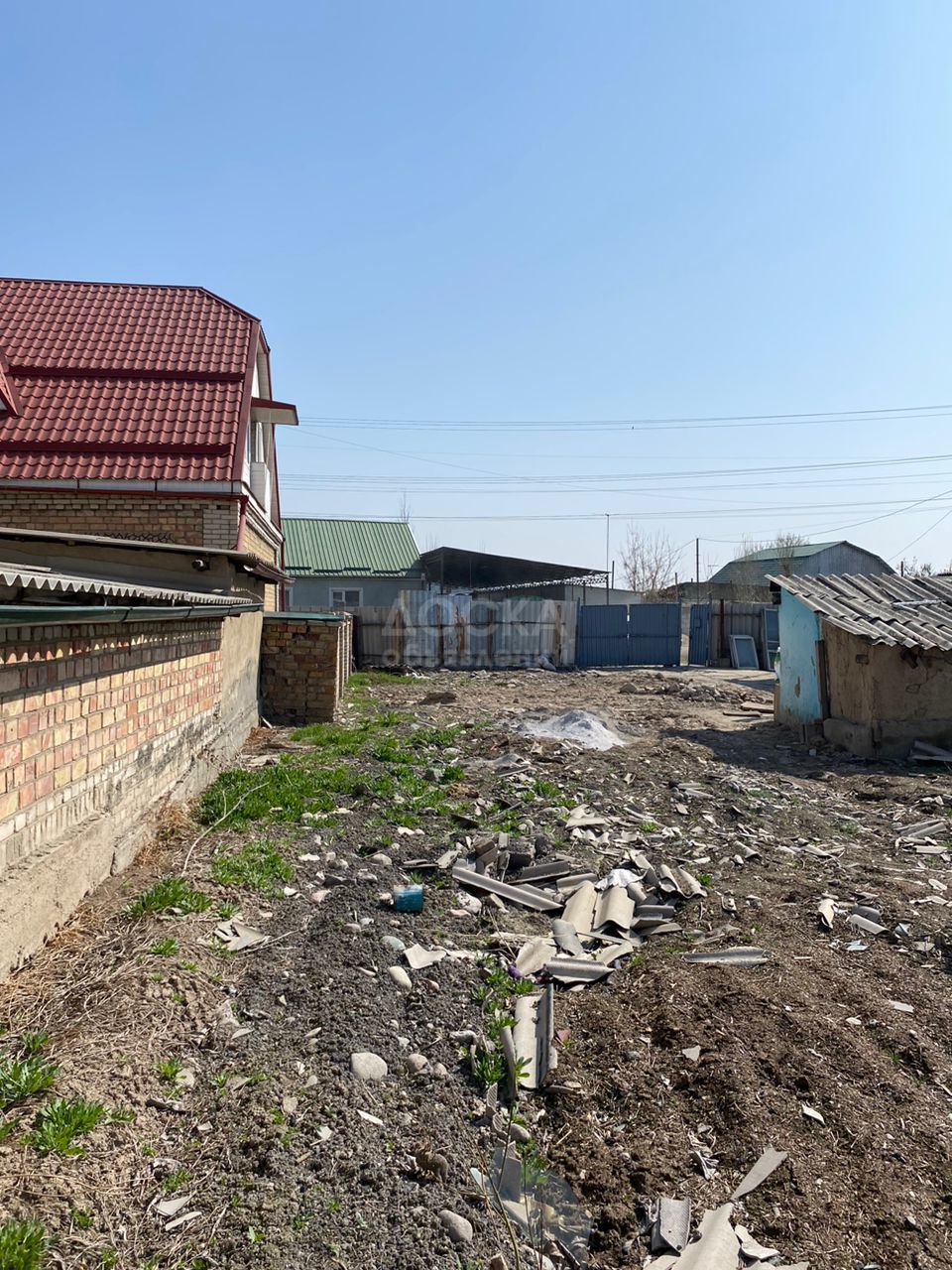 Продаю участок под строительство, 10.3 соток с. Новопокровка, ул. Токтогула, 58 (А,Б).
