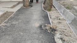 Как выглядит новый тротуар на ул.Панфилова. Фото горожанина