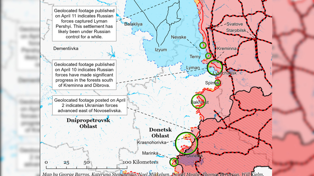 Кременная карта боев