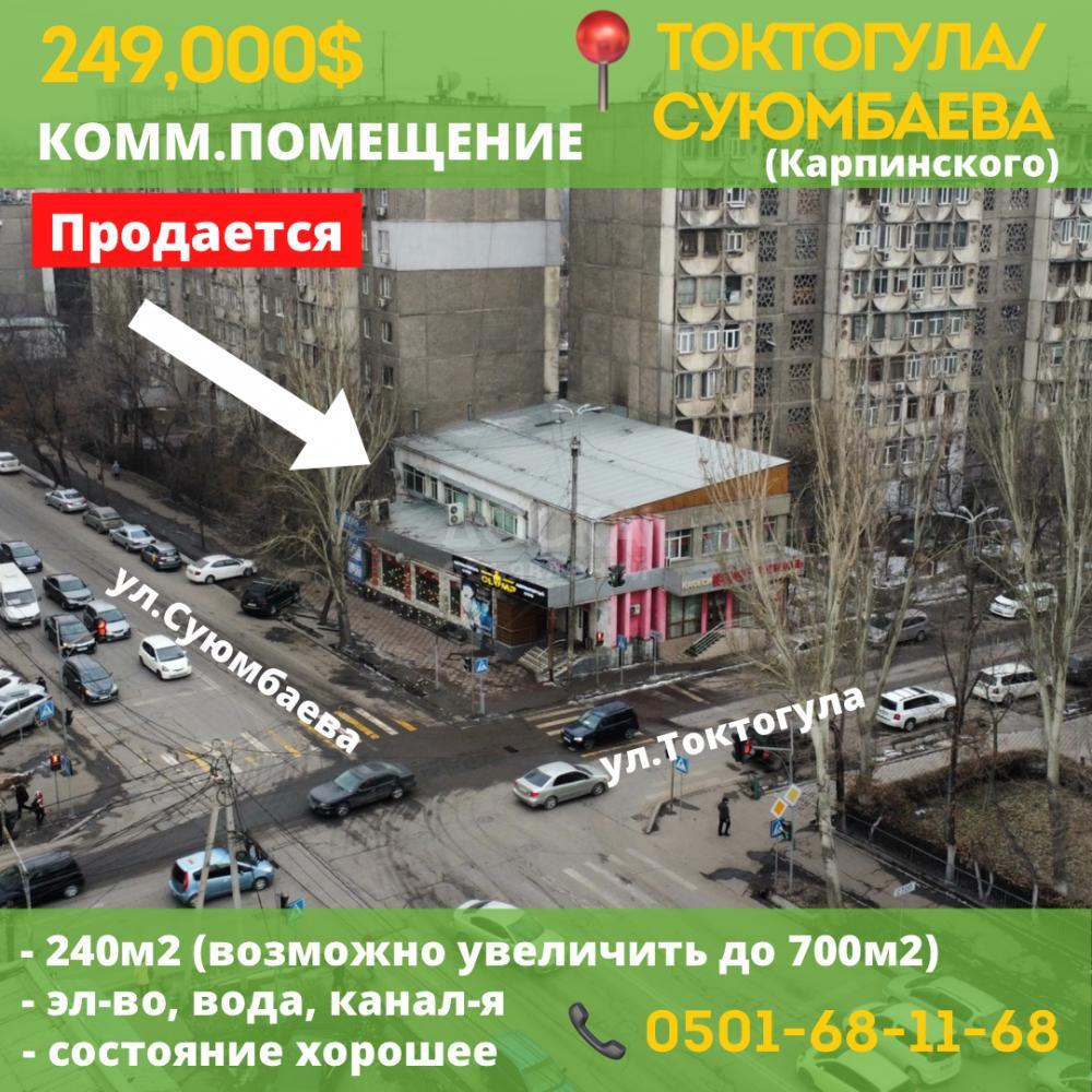 Продаю здание 240кв. м., Токтогула / Карпинского.