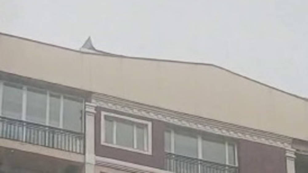 Рухнувшая крыша дома в Туле: Фото и видео с квадрокоптера