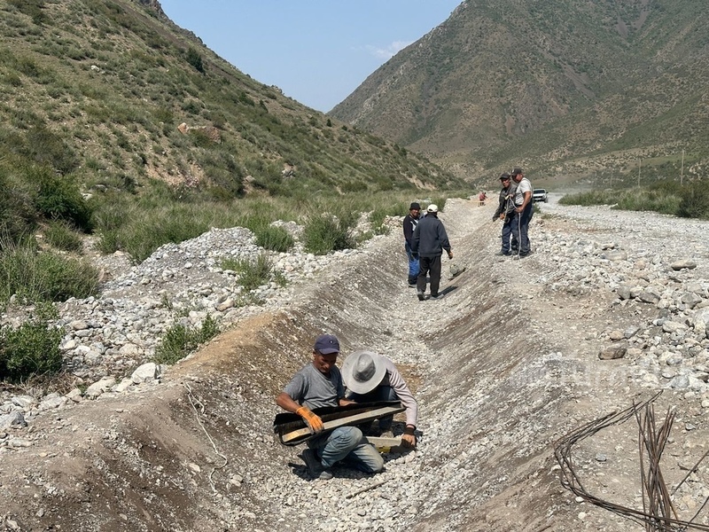 Construction of canal worth 53 mln soms under way in Batken - Vimarsana News