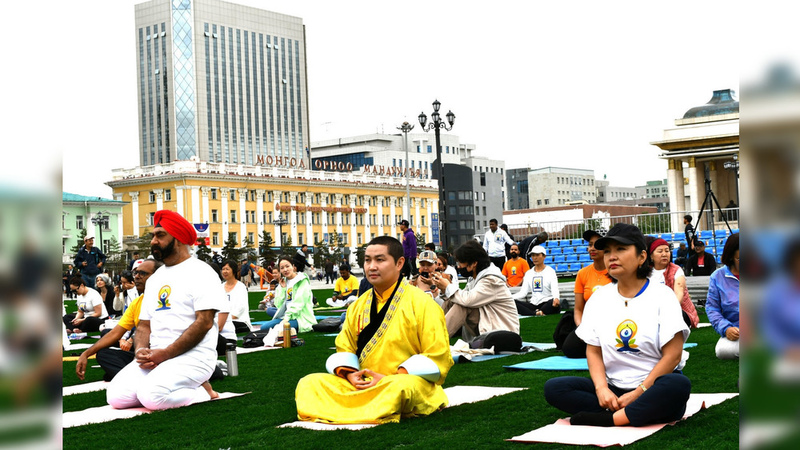 Ulaanbaatar celebrates International Yoga Day - Vimarsana News
