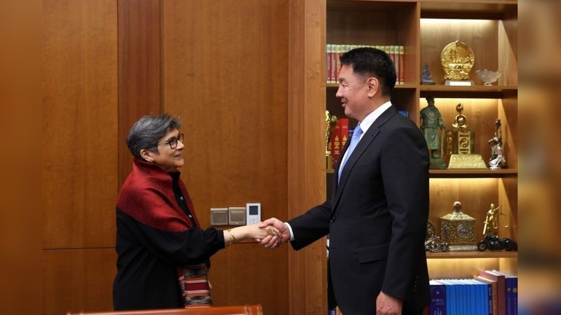 UN Under Secretary General Rabab Fatima pays courtesy visit to President of Mongolia - Vimarsana News