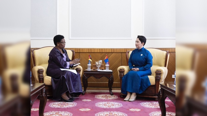 Battsetseg Batmunkh receives Ambassador of Mozambique Ana Nemba Uaiene ...