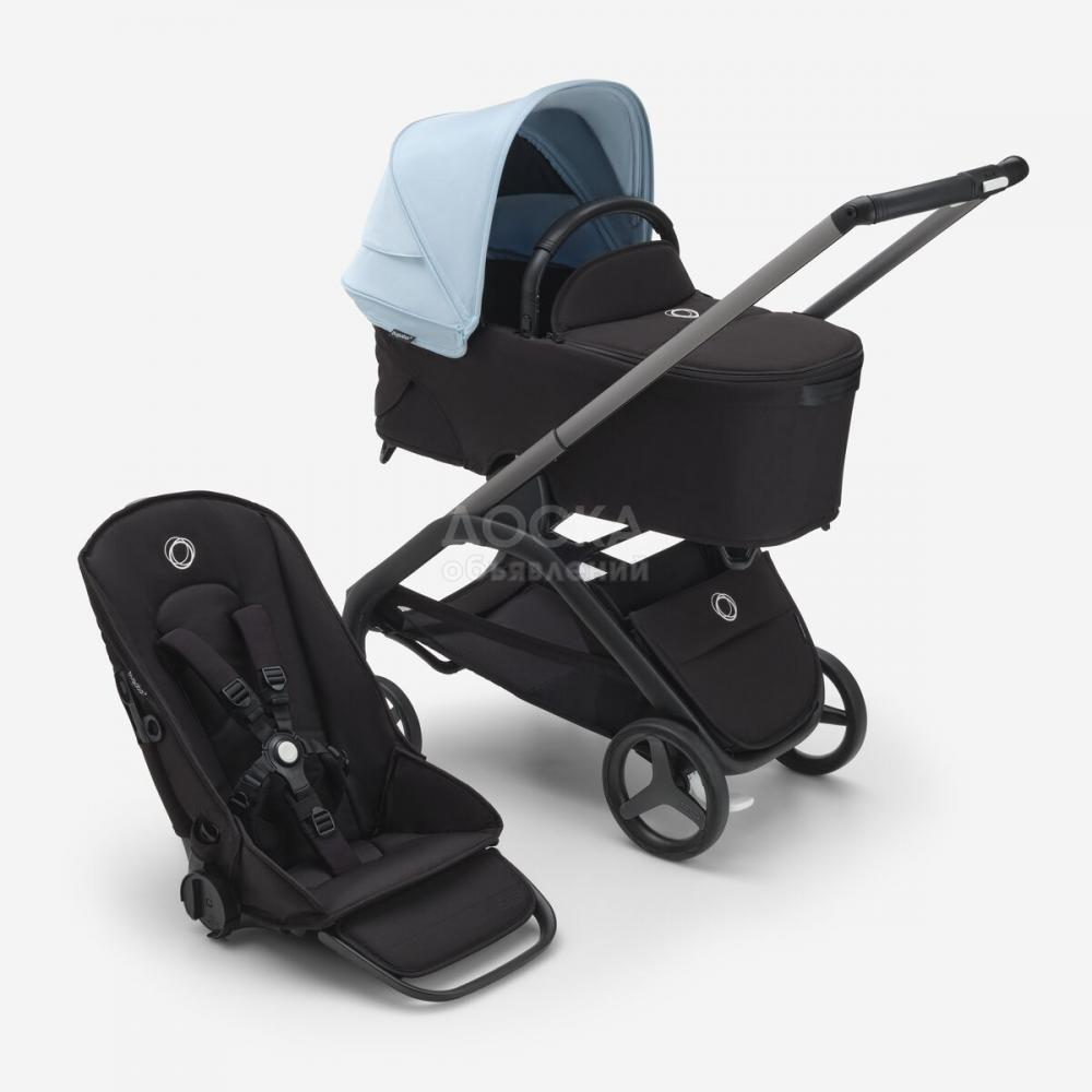 Bugaboo Dragonfly carrycot and seat pushchair