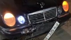 В Маевке «Мерседес» сбил трех пешеходов. Видео с места аварии