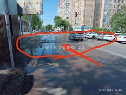 «Бишкекасфальтсервис» восстановит асфальт на Шопокова, - мэрия