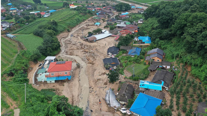 Number of flood victimes reaches 39 in South Korea - Vimarsana News