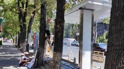 В Бишкеке появится ещё одна крутая остановка. Фото