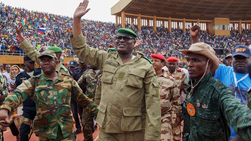 Мохамед Тумба, один из ведущих деятелей военной хунты, возглавляющей Нигер,