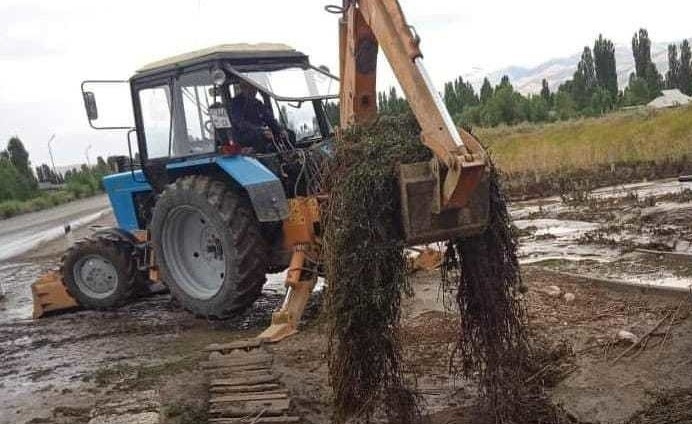Consequences of mudflows eliminated in Talas - Vimarsana News