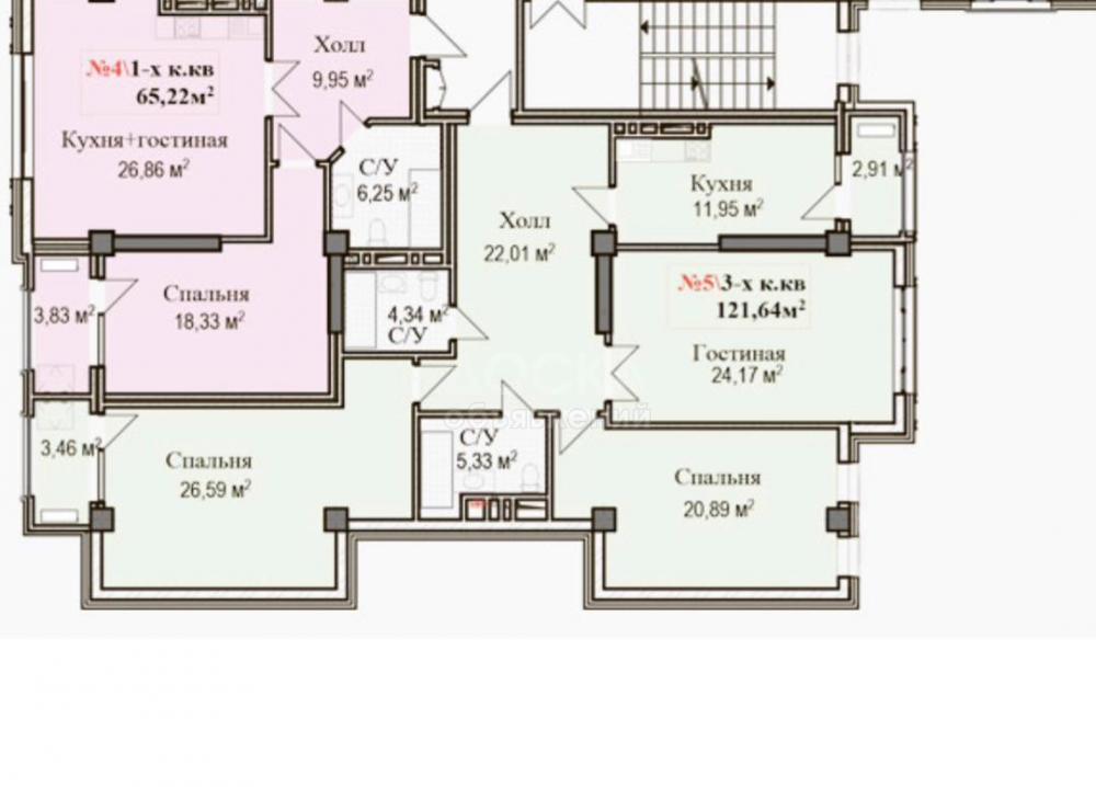 Продаю 3-комнатную квартиру, 121кв. м., этаж - 13/14, Магистраль/Пр Мира.