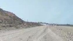 Водитель жалуется на состояние дороги на южном берегу Иссык-Куля. Видео