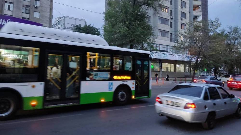 Водитель автобуса №48 высадил пассажиров посреди дороги. Фото горожанина