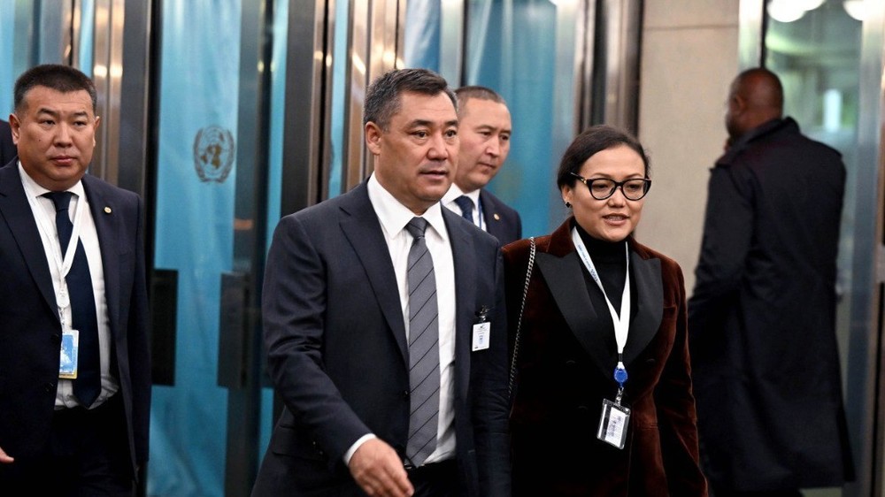 Садыр Жапаров постоянный представитель Кыргызстана при ООН в городе Нью-Йорк Аида Касымалиева