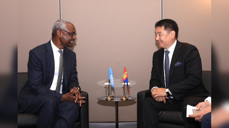 President of Mongolia Khurelsukh Ukhnaa meets with Executive Secretary of UN Convention to Combat Desertification - Vimarsana News