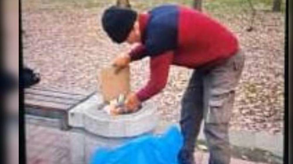 «Тазалык» убрал мусор в парке на Байтик Баатыра-Ахунбаева