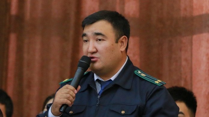 Начальник отдела по противодействию коррупции и контролю за исполнением законов Ошской городской прокуратуры Канат Насипов