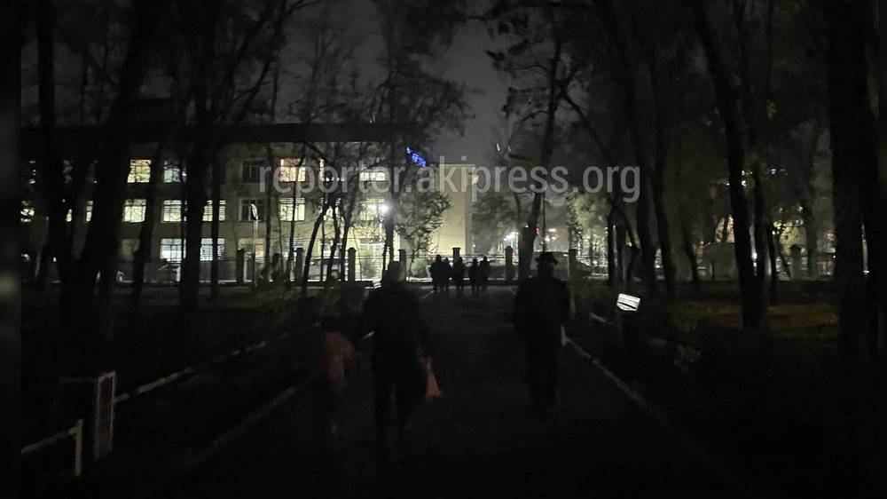 «Бишкексвет» восстановил освещение в парке Фучика