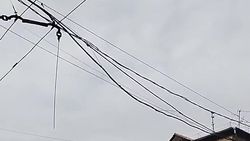 Обрыв кабеля на Киевской. Фото