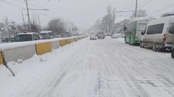 Вот такие сегодня дороги в Бишкеке. Фото горожанина