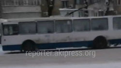 В мэрии рассказали, почему утром на ул.Московской стояло много троллейбусов