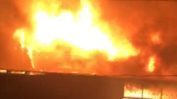 В Ак-Ордо-3 произошел крупный пожар. Видео