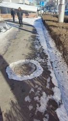 «Бишкекасфальтсервис» заасфальтирует яму вокруг люка весной, - мэрия