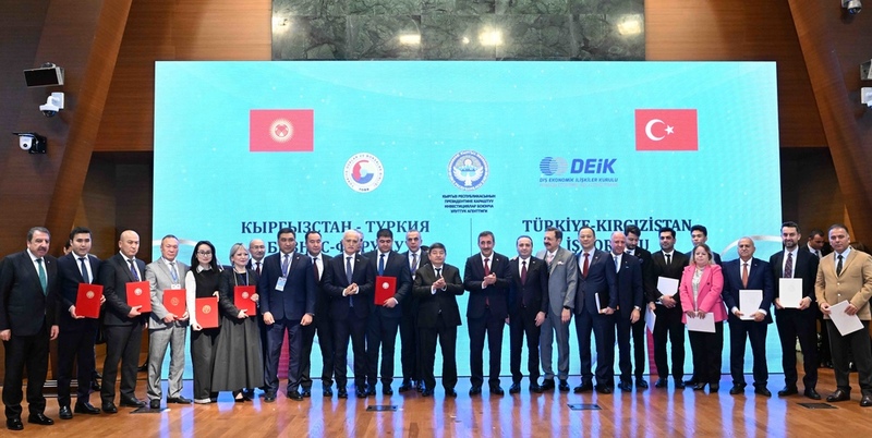 Ankara Kırgız-Türk İş Forumu'nda 8 memorandum imzalandı
